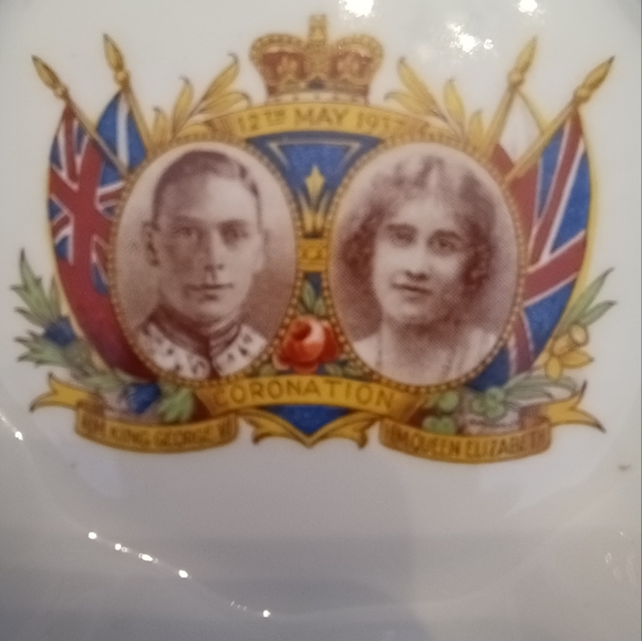 Vintage Sutherland of England King George VI Commemorative Trinket Plate - Picture 2 of 6